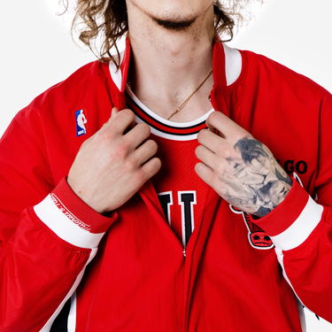 Jacka Mitchell & Ness Authentic Warm Up Jacket 96 Chicago Bulls Röd | AWJKGS18509-CBURED196, 3