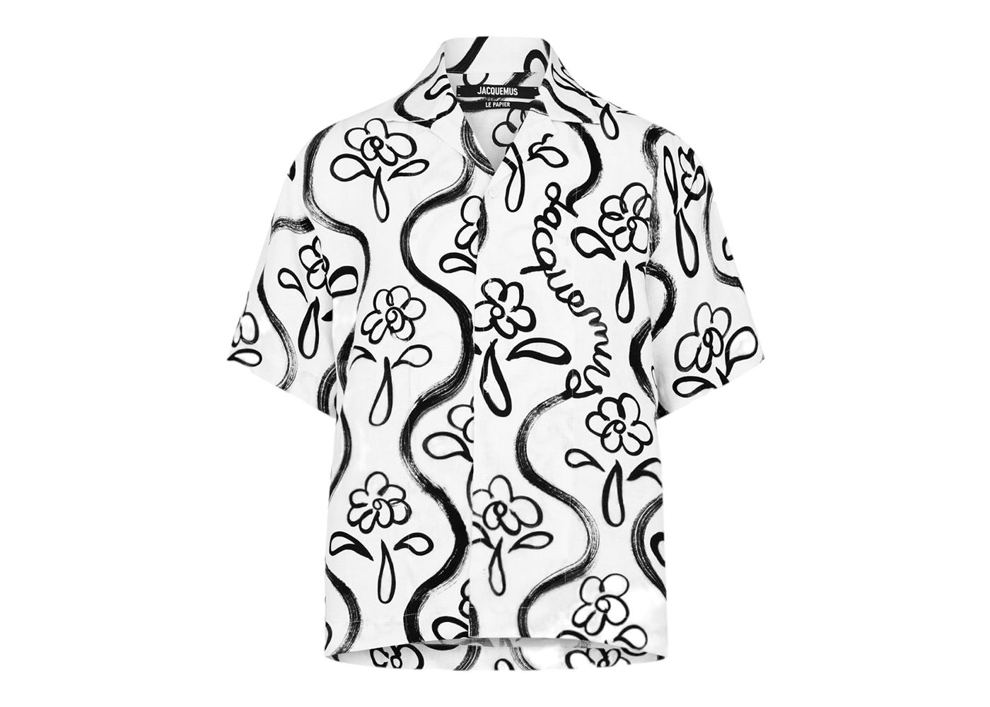 Skjorta Jacquemus La Chemise Jean Floral Mörkblå | 216SH201-1050-9AE, 0