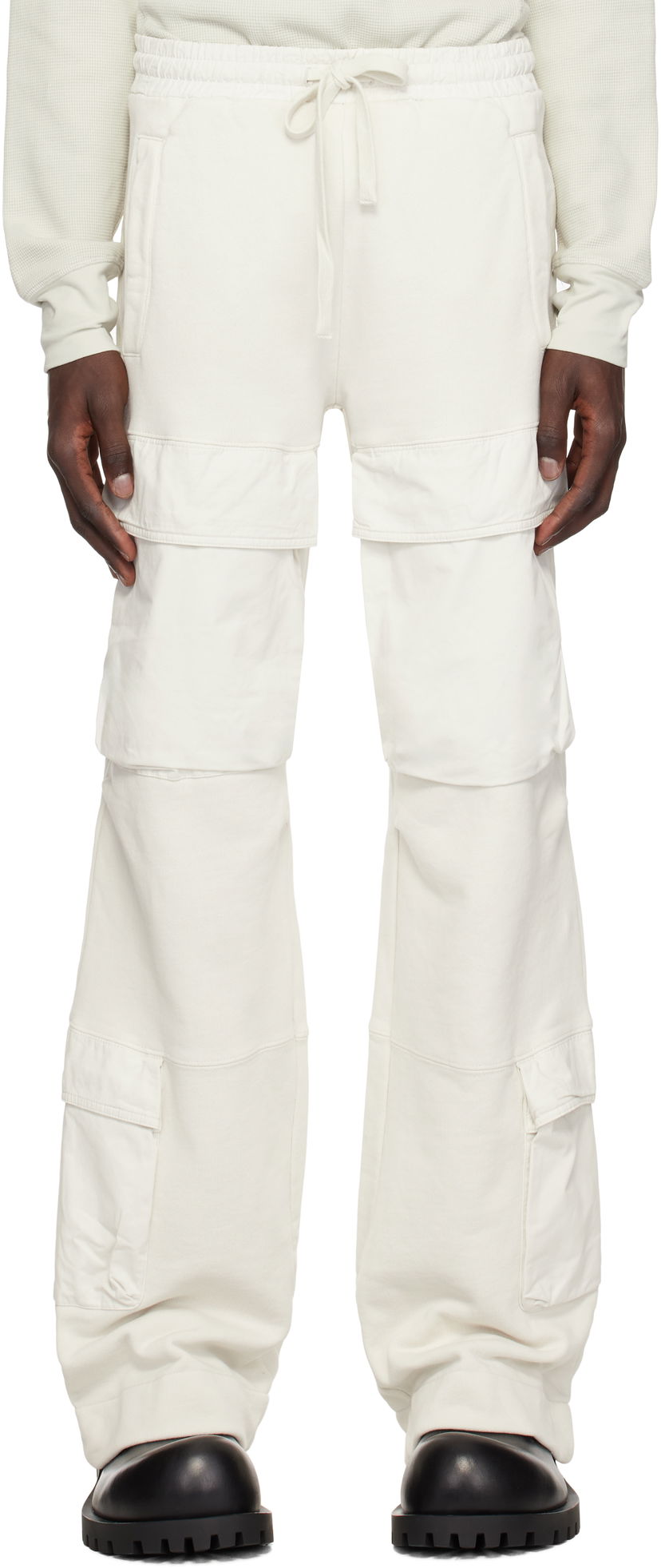 Cargo byxor Entire Studios Utility Cargo Pants Vit | ES2341RI