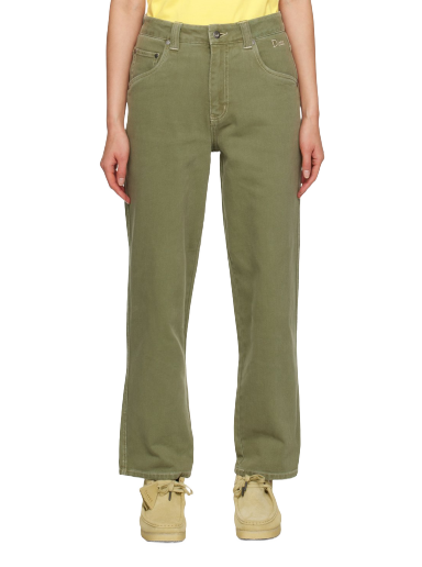 Jeans Dime Classic Relaxed Jeans Grön | DIME23D2F34GRN