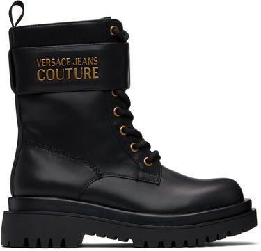 Sneakers och skor Versace Versace Jeans Couture Logo Hardware Boots Svart | E79VA3S64_E71570, 0