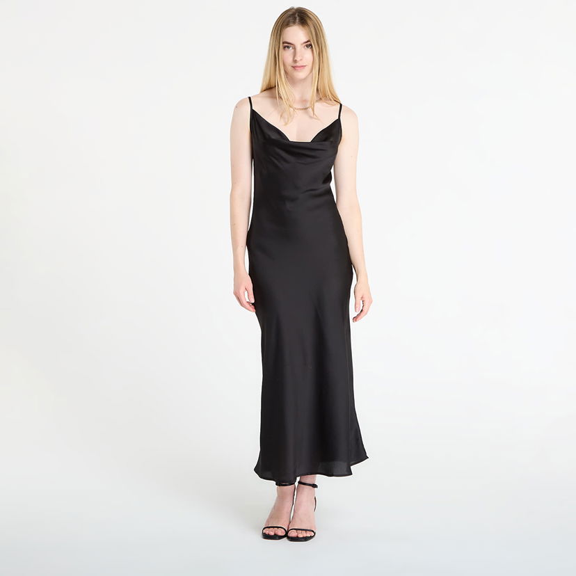 Klä GUESS GUESS Akilina Cowl Neck Slip Dress Svart | W5GK85WH9C2-JBLK