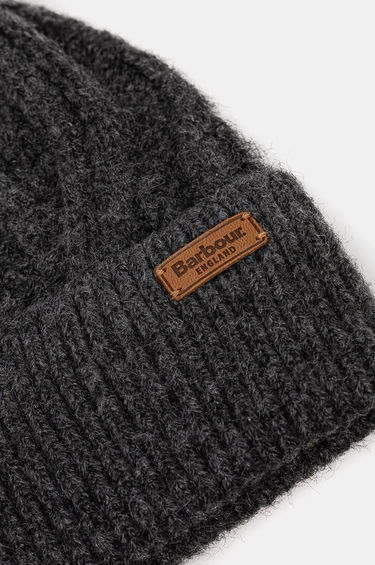 Mössa Barbour Cable Knit Pom Beanie Grå | LHA0555, 2