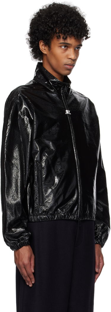 Jacka Courrèges Courrèges Vinyl Tracksuit Bomber Jacket Svart | 125CBL270VY0016, 1