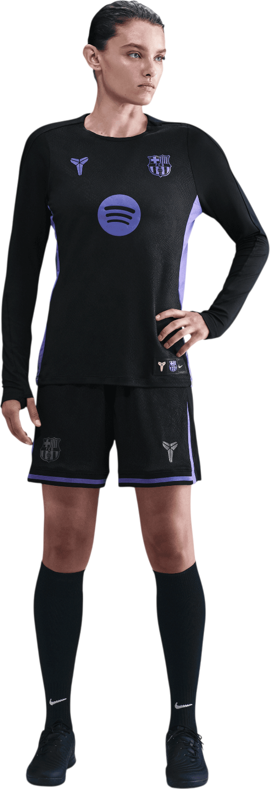T-shirt Nike Kobe x FC Barcelona Strike Pre-Match Drill Top Svart | hq0484-011, 1