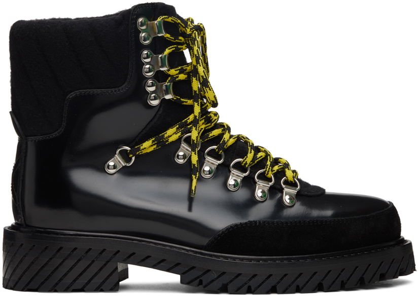 Sneakers och skor Off-White Gstaad Lace-Up Boots Svart | OMID028F23LEA0011010