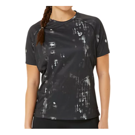 T-shirt Asics Road Lite-Show Printed Running T-Shirt Svart | 2012D073-002, 0