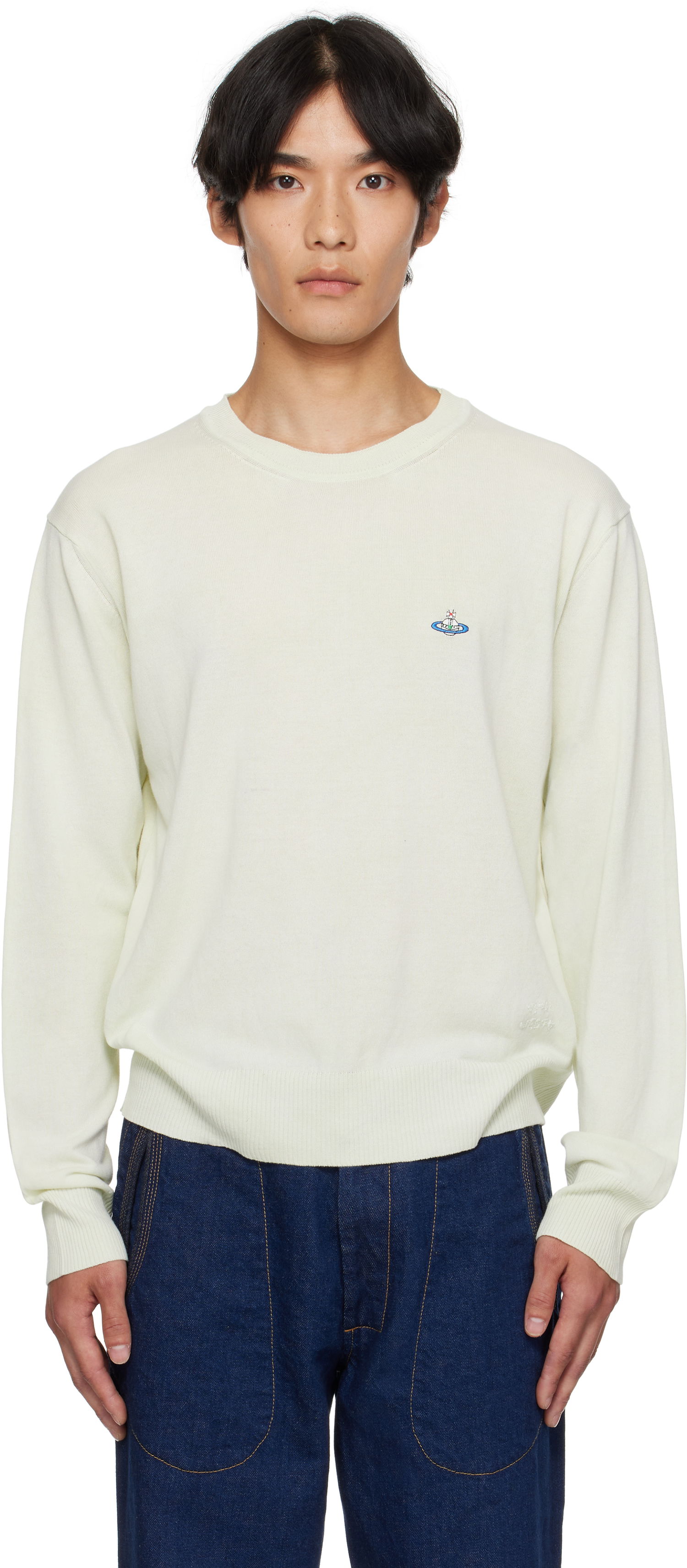 Sweater Vivienne Westwood Vivienne Westwood Alex Round Neck Sweater Grön | 27010012-Y003K-, 0