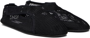Sneakers och skor Alaïa ALAÏA Fishnet Ballerina Flats Svart | AA3A065TK050, 3