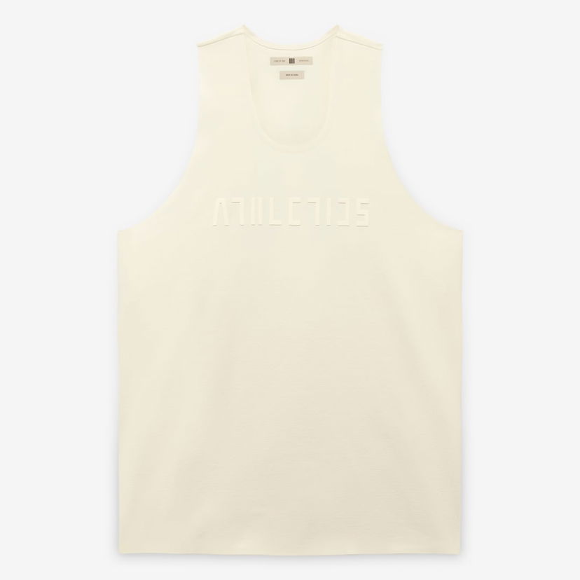Linne adidas Performance Fear of God Athletics Quickdry Jersey Performance Tank Top Vit | JZ4906