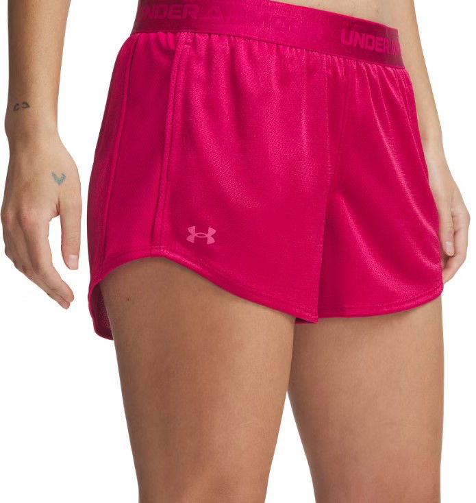 Shorts Under Armour Tech Play Up Shine Shorts Rosa | 1389883-681