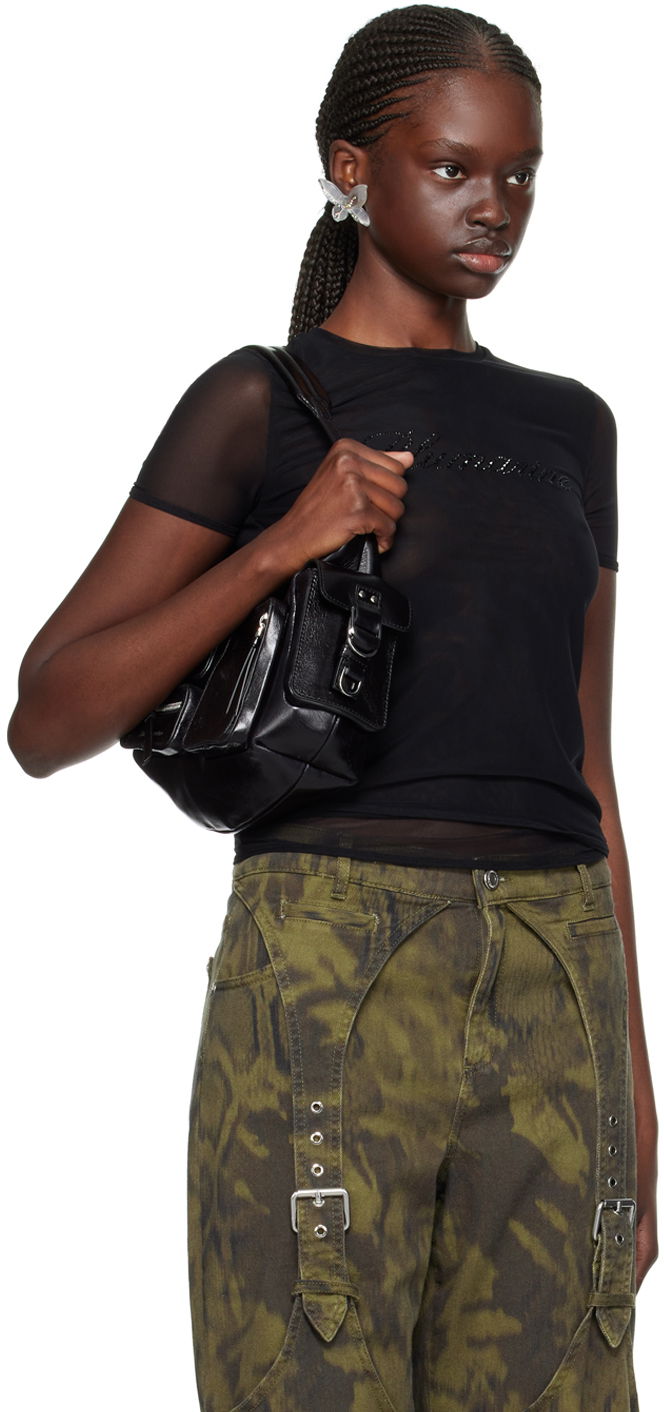 Cargo byxor Blumarine Blumarine Crystal Cut T-Shirt Grön | P422T055A, 1