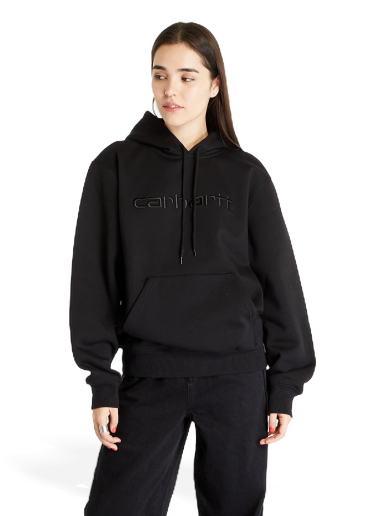 Sweatshirt Carhartt WIP Sweatshirt Hoodie Svart | I030547.00EXX