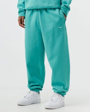 Träningsbyxor Nike Solo Swoosh Fleece Pants Turkos | CW5460-393, 1