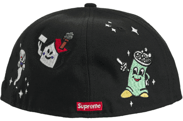Hatt Supreme New Era x Characters S Logo "Black" Svart | SS22H85 BLACK, 1