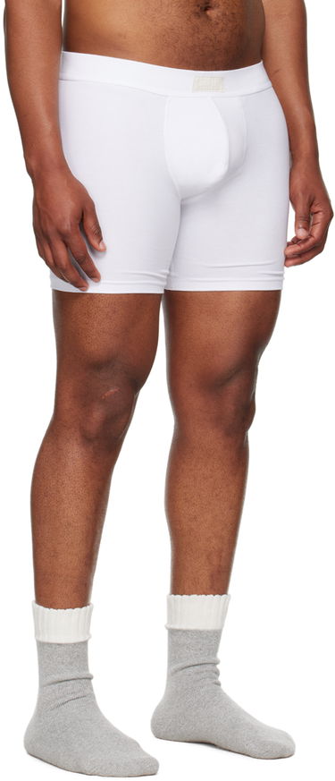 Boxare SKIMS Three-Pack Cotton Boxer Briefs Svart | BO-BBR-5635M, 4