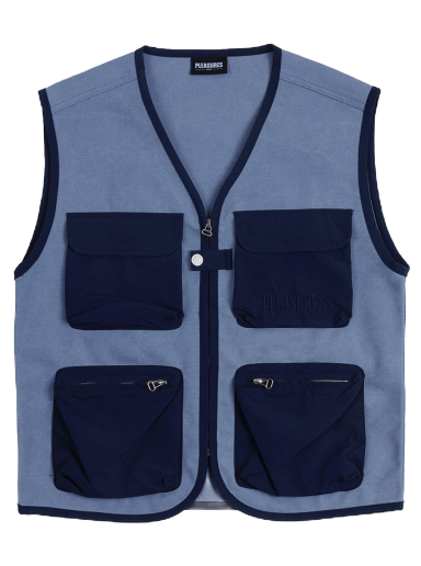 Väst Pleasures Beagle Hunting Vest Slate Blå | P23SP017-SLATE
