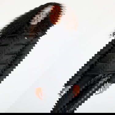 Pufferjacka CALVIN KLEIN Shiny Monologo Jacket Svart | J20J224616 BEH, 0