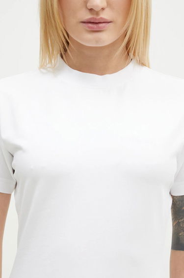 T-shirt VETEMENTS VETEMENTS Fitted T-Shirt Vit | WA66TR630W, 3