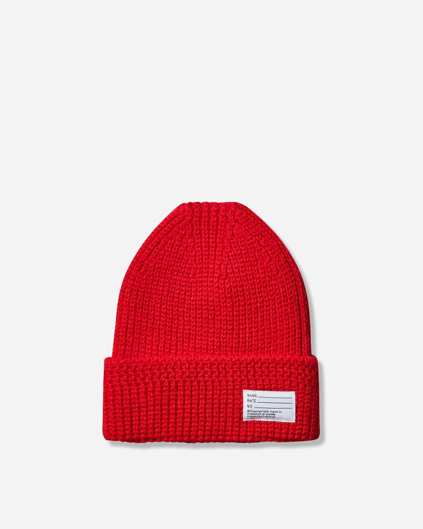 Mössa visvim Knit Wool Beanie Röd | 0125203003010 2