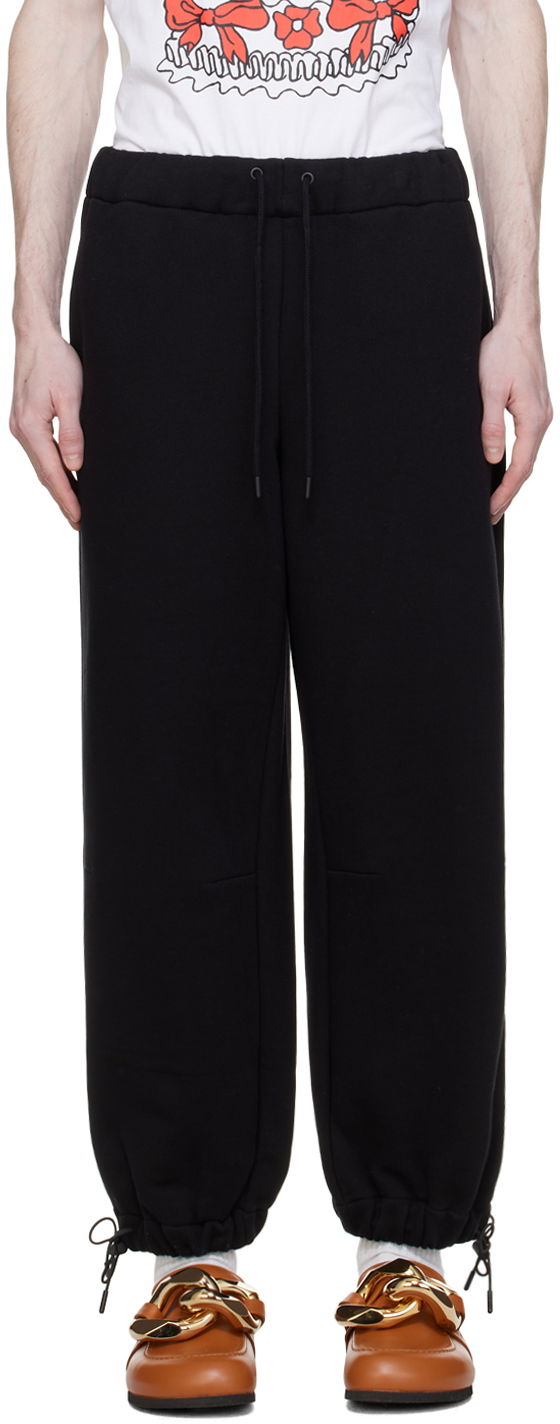 Träningsbyxor Simone Rocha Simone Rocha Drawstring Sweatpants Svart | 4109 0568