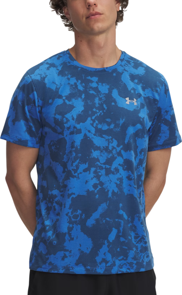 T-shirt Under Armour Under Armour UA Launch Printed Short Sleeve T-Shirt Blå | 6006110-402, 0