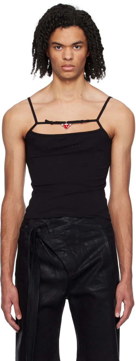 Linne Ottolinger Ottolinger Charmed Tank Top Svart | 1503801