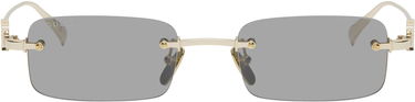 Solglasögon Gucci Gucci 'Gucci' Block Rectangular Sunglasses Metallisk | GG1808S-003, 0