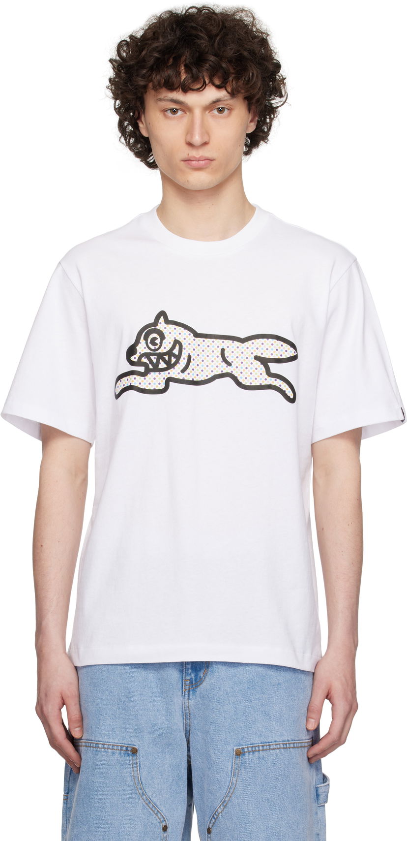 T-shirt BBC IceCream ICECREAM Polka Dot Running Dog T-Shirt Vit | IC25254