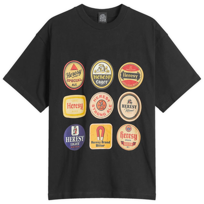 T-shirt Heresy Heresy Beer Graphic T-Shirt Svart | HSS25-T07B
