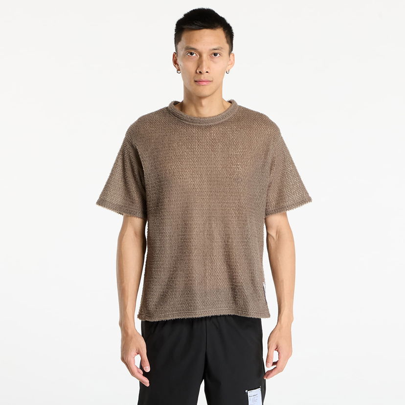 T-shirt Satisfy Satisfy FuzzFleece AD T-Shirt Falcon Brun | 11066-91000