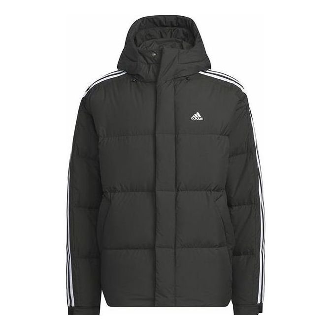 Pufferjacka adidas Originals Three Stripes Puffer Down Jacket Svart | IT8732, 0