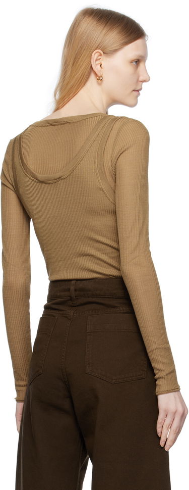 Linne LEMAIRE Lemaire Seamless Tank Top Brun | TO1121 LJ1007, 2