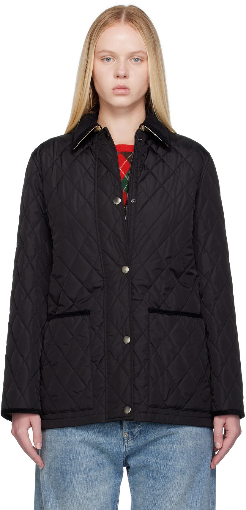 Jacka Burberry Burberry Broadway Quilted Jacket Svart | 8113824