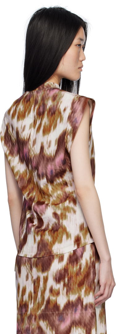 Linne Isabel Marant Étoile Isabel Marant Etoile Nayda Tie Dye T-Shirt Flerfärgad | 25PTS0175FA-C1N09E, 2