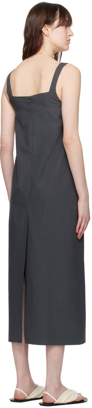 Klä Loulou de Saison Loulou de Saison Makeen Midi Dress Grå | MAKEEN, 2