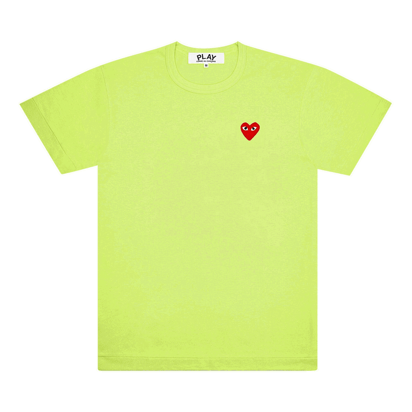 T-shirt Comme des Garçons PLAY Emblem T-Shirt Grön | AZ T271 051 2