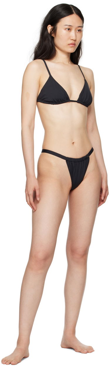Badkläder Anine Bing ANINE BING Brielle Women's Triangle Bikini Top Svart | A-11-10282-BLK26, 3