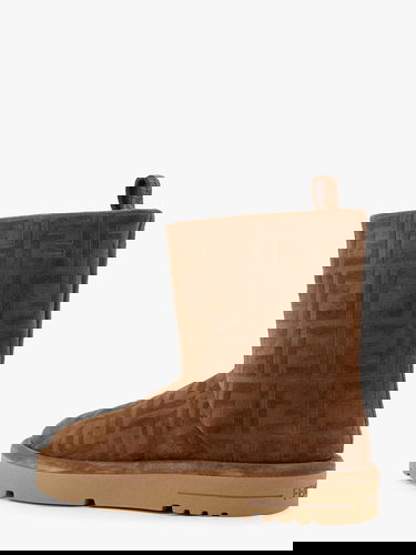 Sneakers och skor FENDI Suede Ankle Boots Brun | 8T8606ASA1F0C23, 3