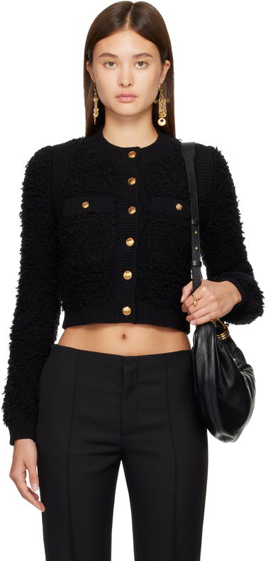 Sweater CHLOÉ Cropped Cardigan Svart | CH25SMC03700, 0