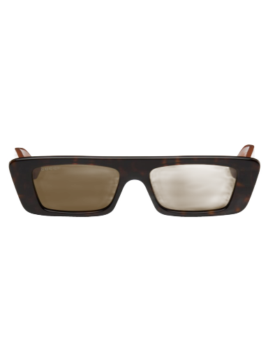 Solglasögon Gucci Tortoiseshell Rectangular Svart | GG1331S-003