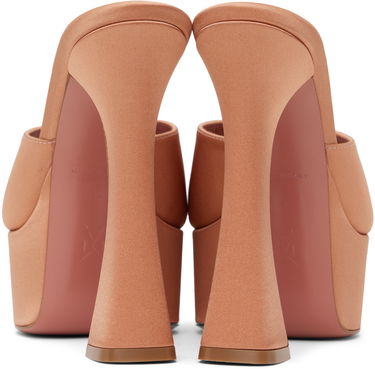 Tillbehör Amina Muaddi Amina Muaddi Dalida Heeled Sandals Rosa | DALIDA SLIPPER, 1