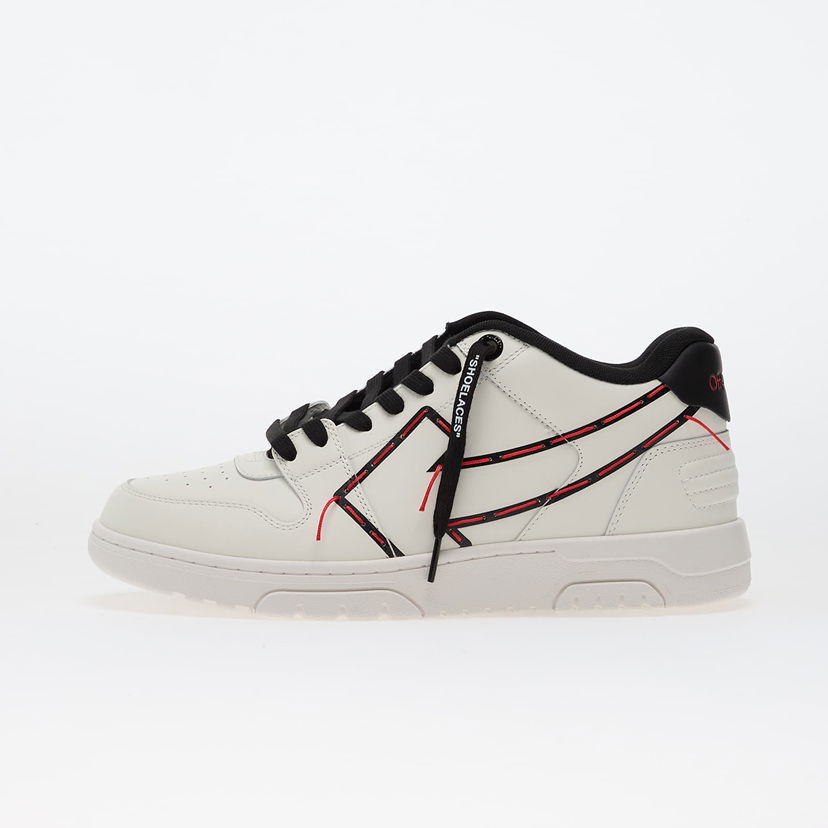Sneakers och skor Off-White Ooo Printed & Stitched Arrow White/ Black Vit | OMIA189F25LEA00D0110