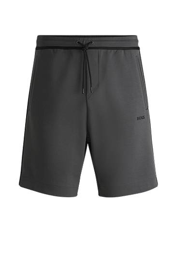 Shorts BOSS BOSS Drawstring Shorts with Logo and Tape Details Grå | 50530051, 0