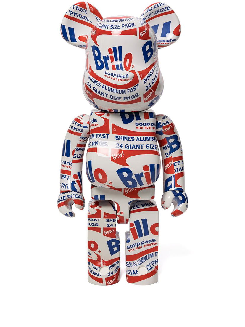 Samlarobjekt Medicom Toy Andy Warhol Brillo 1000% Be@rbrick figurine - Red Flerfärgad | BERBRICKANDYWARHOLBRILLO100016727947