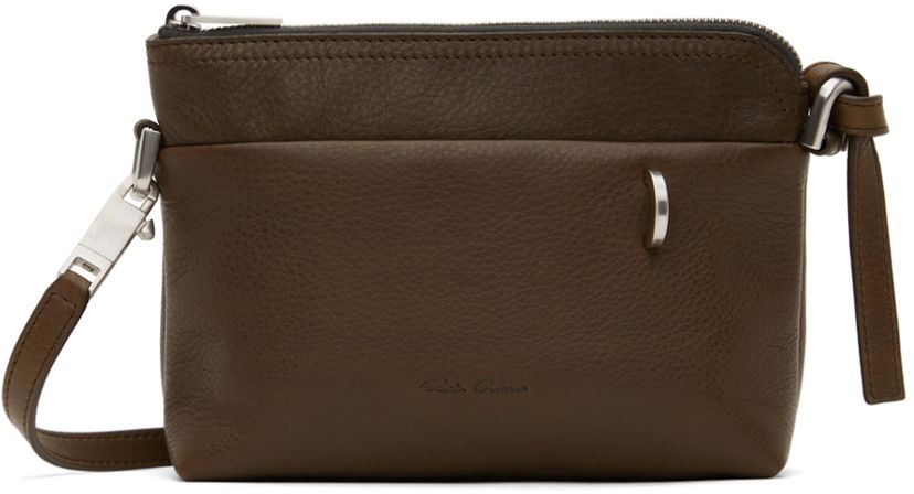 Axelväska Rick Owens Rick Owens Porterville Small Adri Bag Brun | RA02D0525 LCN