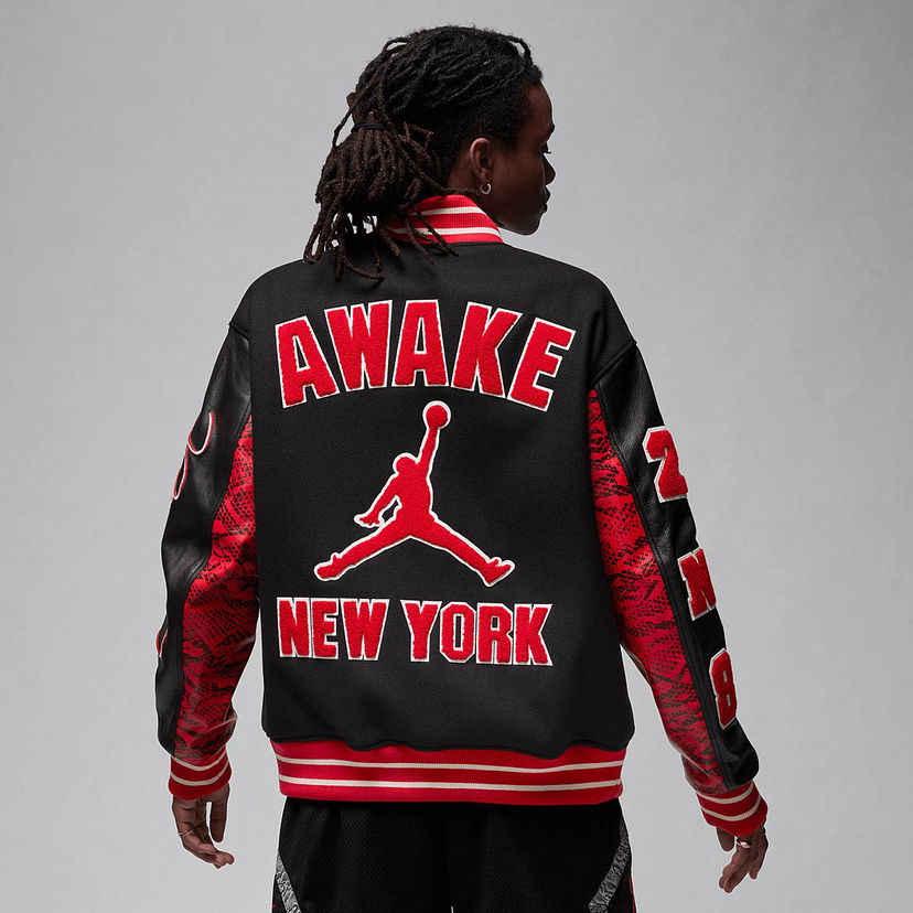 Jacka Jordan AWAKE x VARSITY JACKET Svart | FQ5439-657