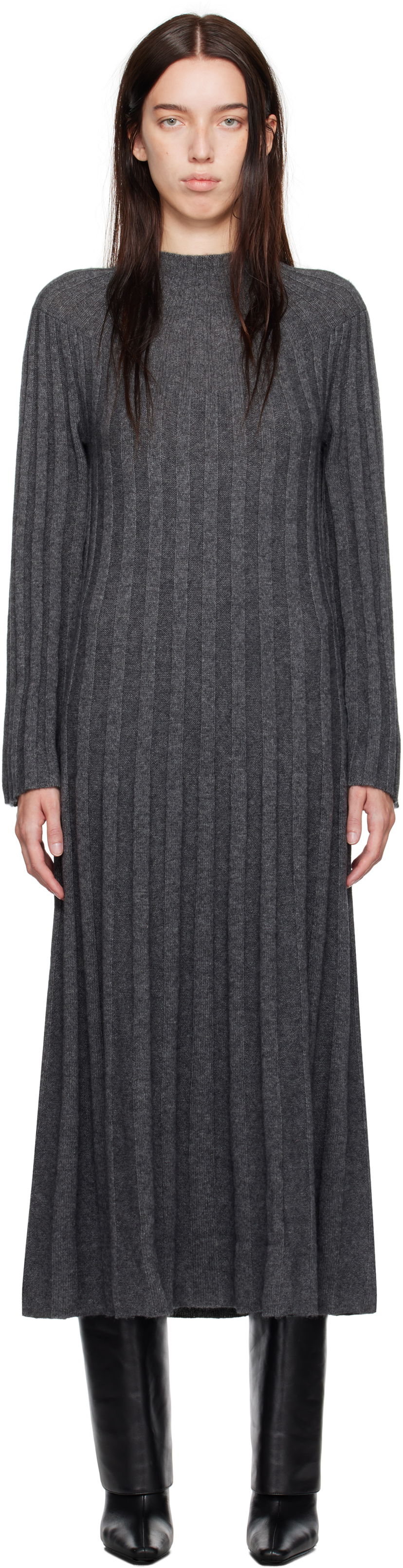 Klä Loulou de Saison Loulou de Saison Irma Maxi Dress Grå | IRMA