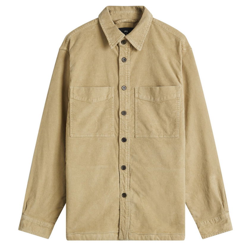 Skjorta Paul Smith Paul Smith Corduroy Shirt Jacket, Size Large Beige | M2R-413Z-P22248-62
