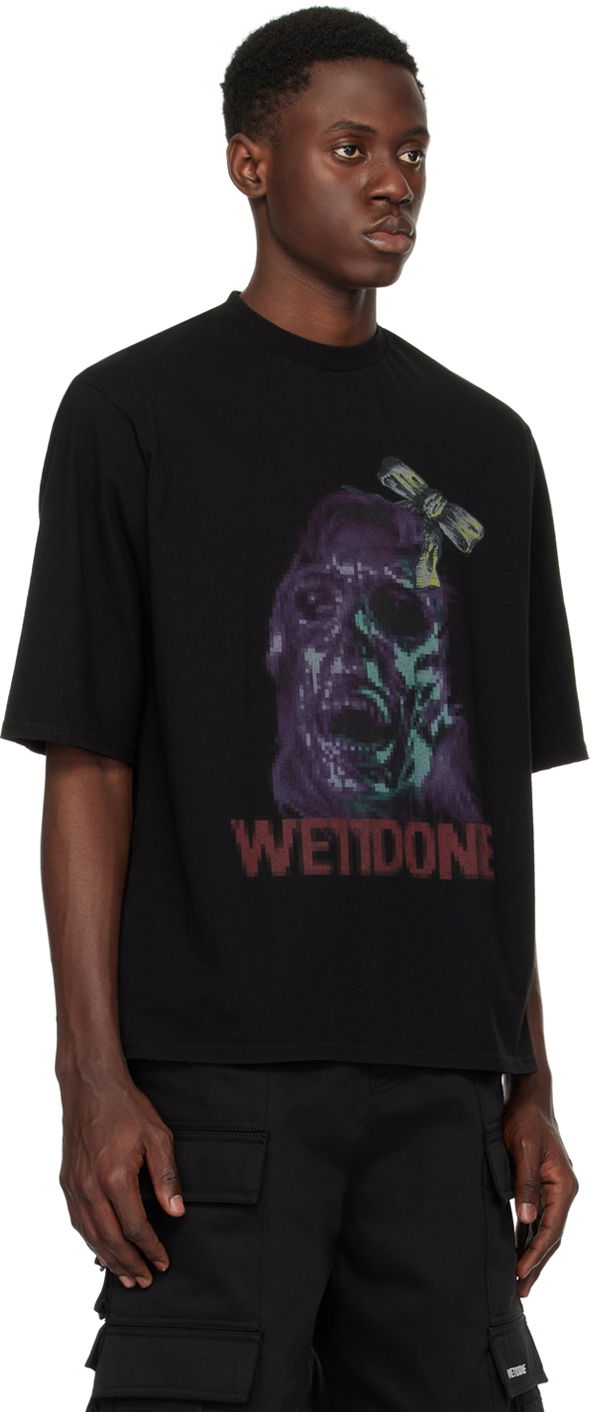 T-shirt We11done We11done Graphic Print T-Shirt Svart | WD-TT1-24-743-U-BK, 1